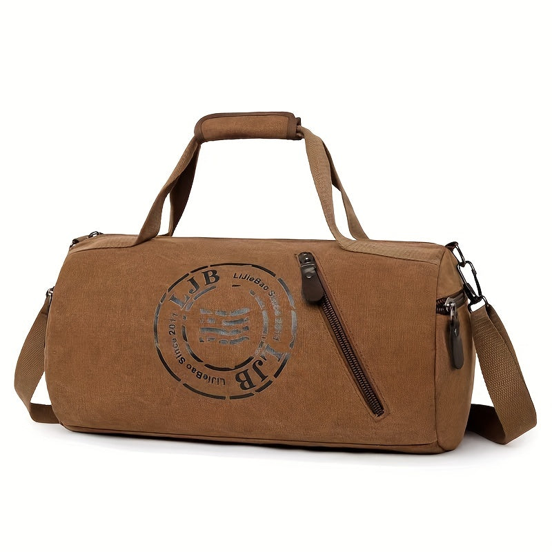 Canvas Messenger Bag For Men, Wear-resistant And Scratch-resistant Canvas Bucket Bag, Travel Shoulder Bag
