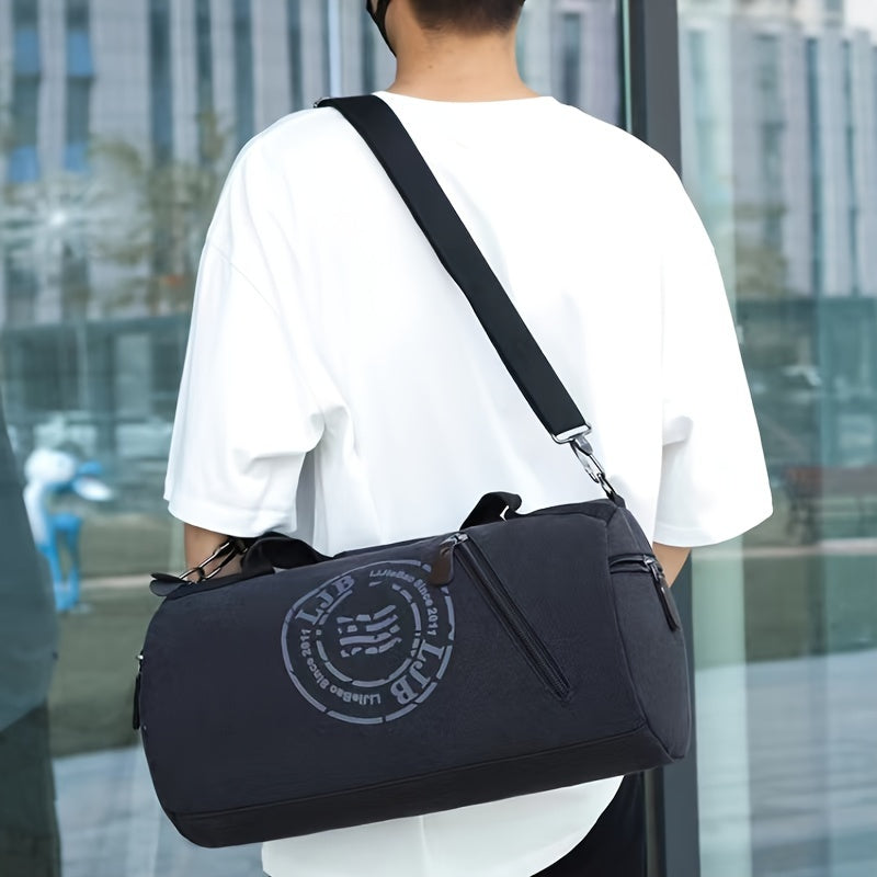 Canvas Messenger Bag For Men, Wear-resistant And Scratch-resistant Canvas Bucket Bag, Travel Shoulder Bag